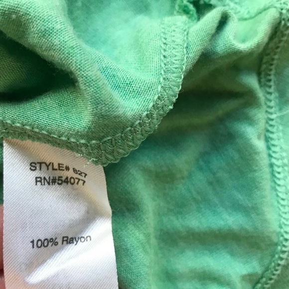 CAbi Large tank top green turquoise - Picture 4 of 5